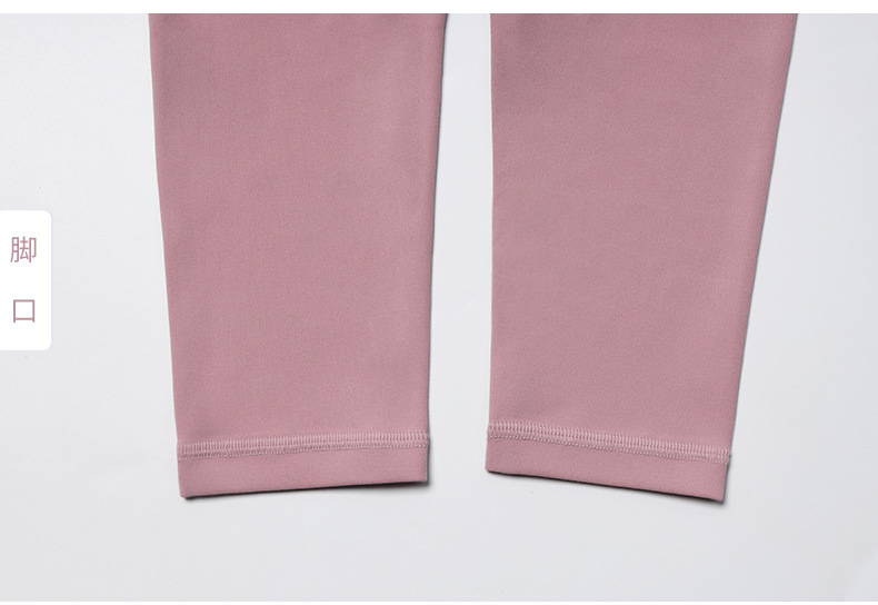 2022 Diamond Double-sided Brushed nude Yoga Pants for Women, European and American high-waisted hip-lifting peach-buttocks fitness pants pic 64