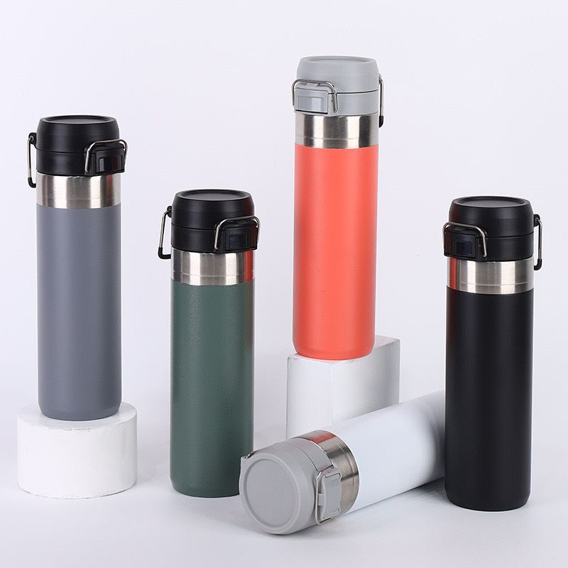 亚马逊新款304不锈钢保温杯大容量真空弹跳杯户外便携手提随行杯详情2