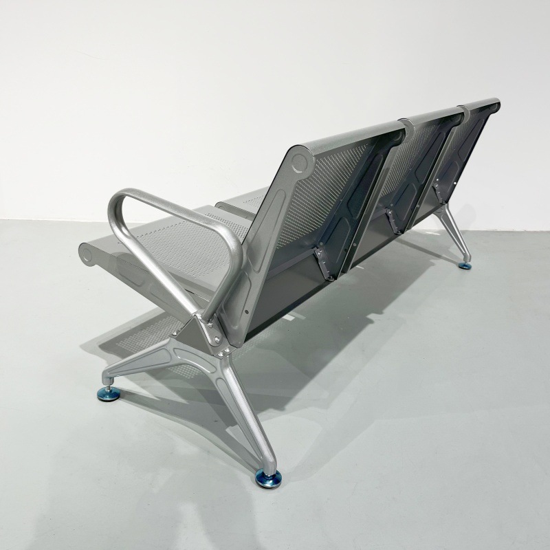 三人位排椅机场不锈钢长椅子医院等候诊椅公共联排休息座椅输液椅详情4