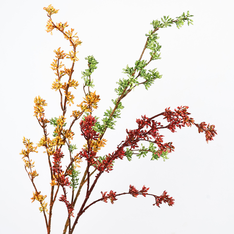 仿真小米果米仔兰插花配材米兰果家居客厅花艺装饰果子枝雪樱果详情3