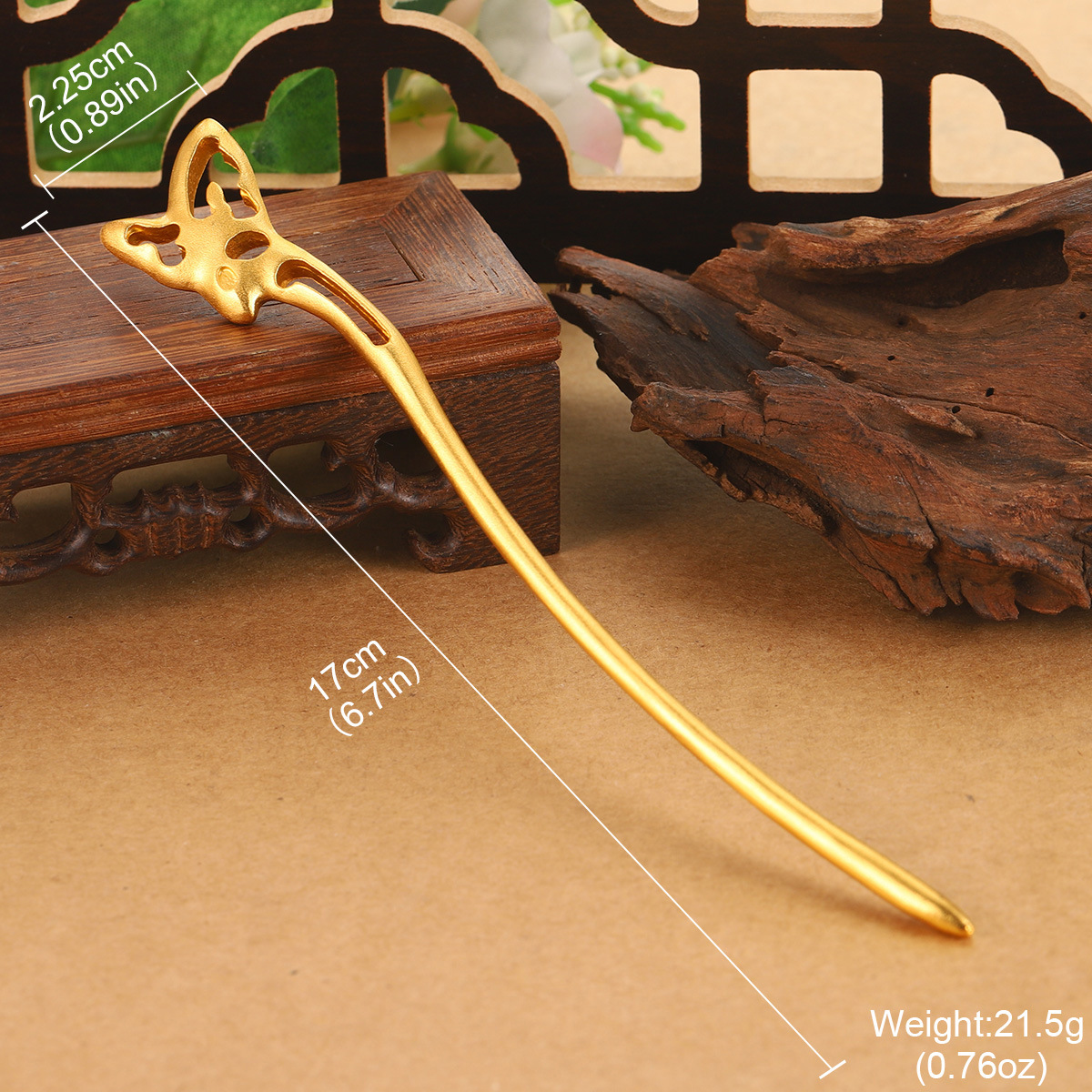 New ancient-style hair accessories, new hair forks, high-end Hanfu accessories, high-end ornaments, hollowed-out dragon geometric auspicious cloud hairpins wholesale pic 32