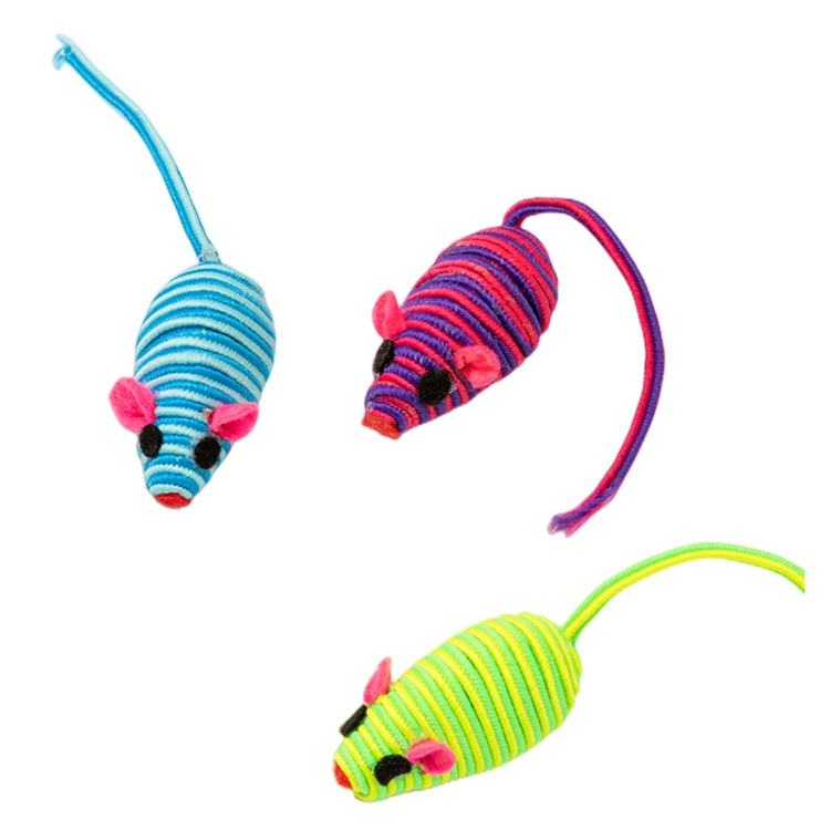 宠物猫玩具彩色绕线小老鼠猫玩具宠物用品迷你型物玩具跨境批发详情9