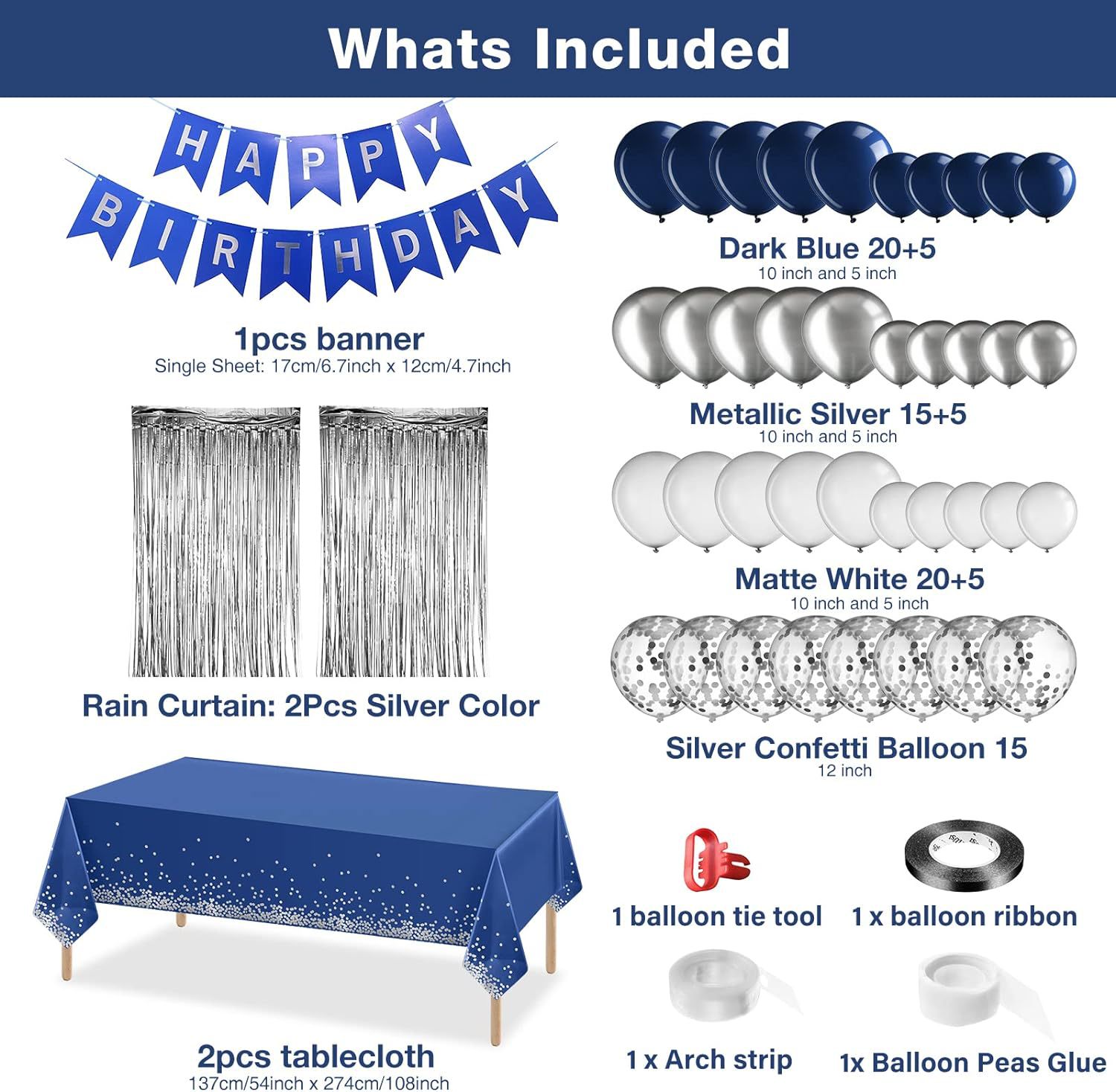 Cross-border rain curtain balloon set, multi-style birthday party, wedding decoration and arrangement, customized balloon set pic 28