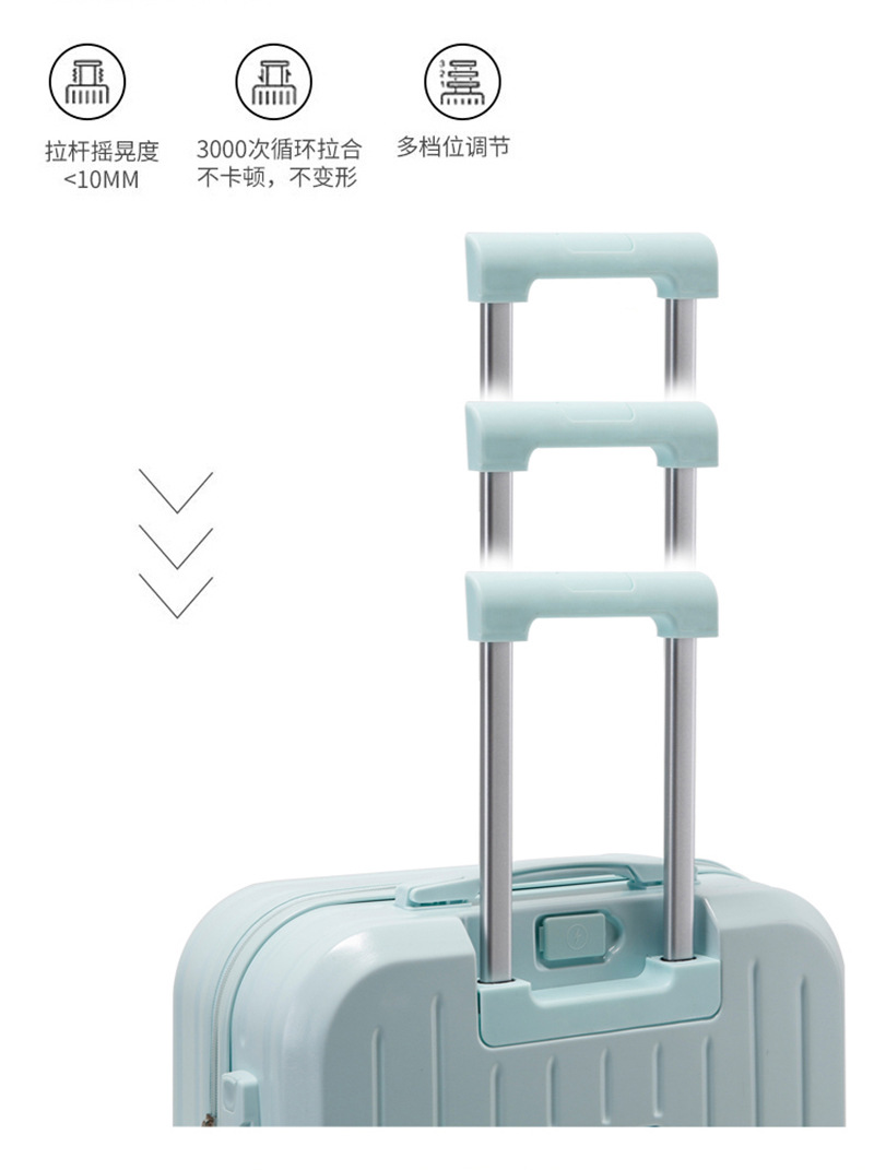 A 18-inch multi-functional small mother-and-child suitcase for women, a gift handle suitcase, a travel password suitcase with logo printing pic 14