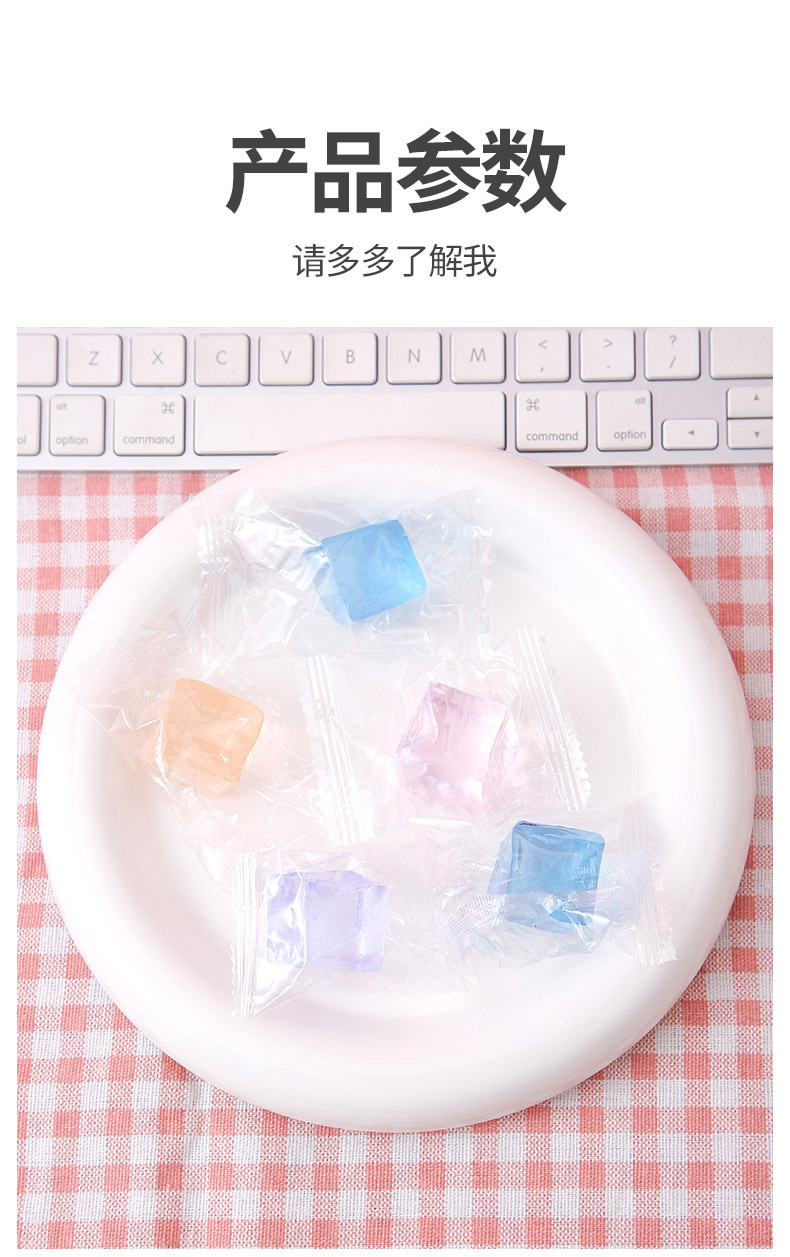 Ice Cube Kneading Fun Simulation Large transparent jelly Slow rebound Stress Relief Release, a stress-relieving toy ice cube kneading pic 13