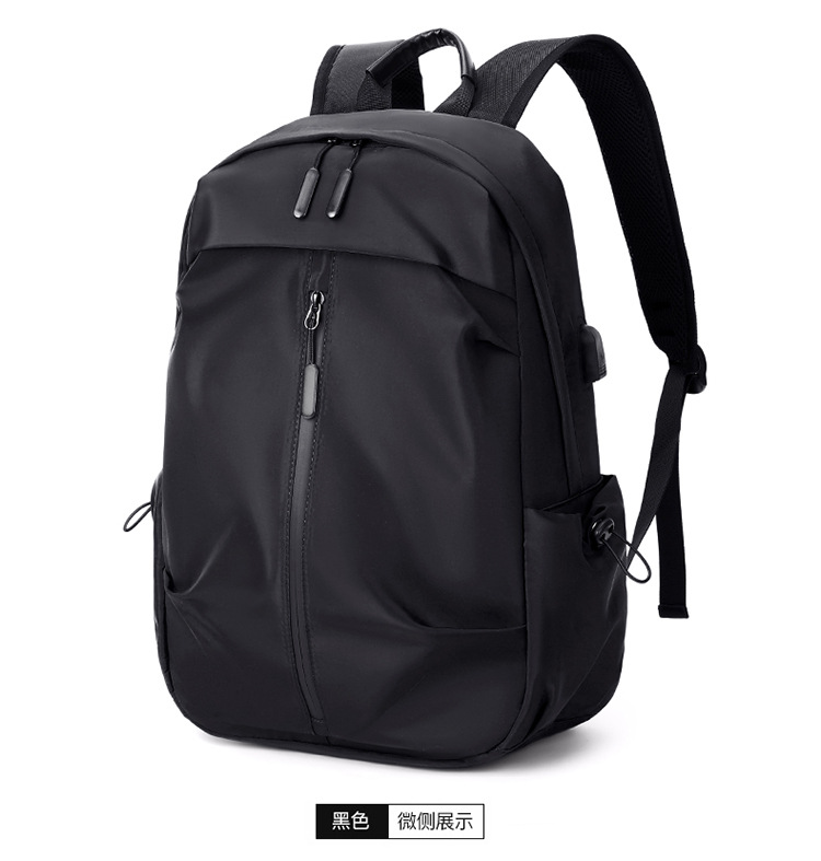 新款双肩包男士大容量轻便防水旅行背包商务电脑包休闲简约书包详情18