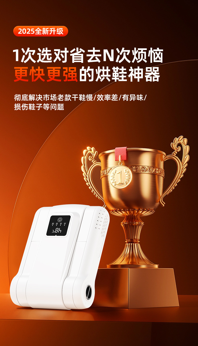 New fixed-speed quick-drying shoe dryer, foldable shoe dryer, deodorizing and sterilizing household dryer, quick-drying shoe dryer pic 1