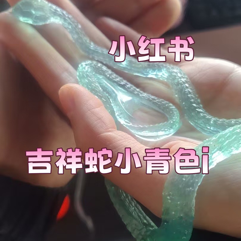 A cute and auspicious little snake simulation toy for the Year of the Snake, a creative stress-relieving gift for boys and girls, and a hand sanitizer for body cleansing pic 5
