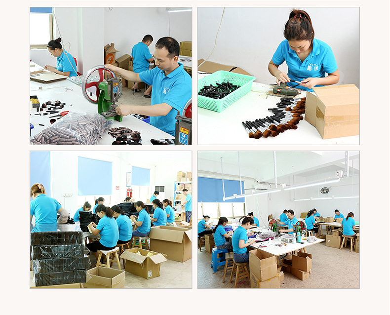 New single-piece portable capsule retractable blush brush, plastic fiber bristle makeup tool, multi-functional mini brush pic 23