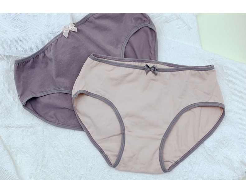 Bragas japonesas para chicas bragas de algodón 100% bragas de peluca cintura media bragas de algodón comodidad bragas de invierno calientes pic 8