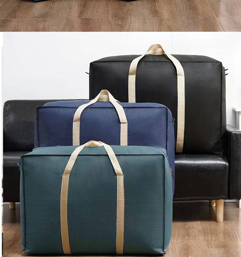 编织袋搬家打包袋特大号行李袋防潮收纳袋被子衣服袋手提袋无纺布详情1