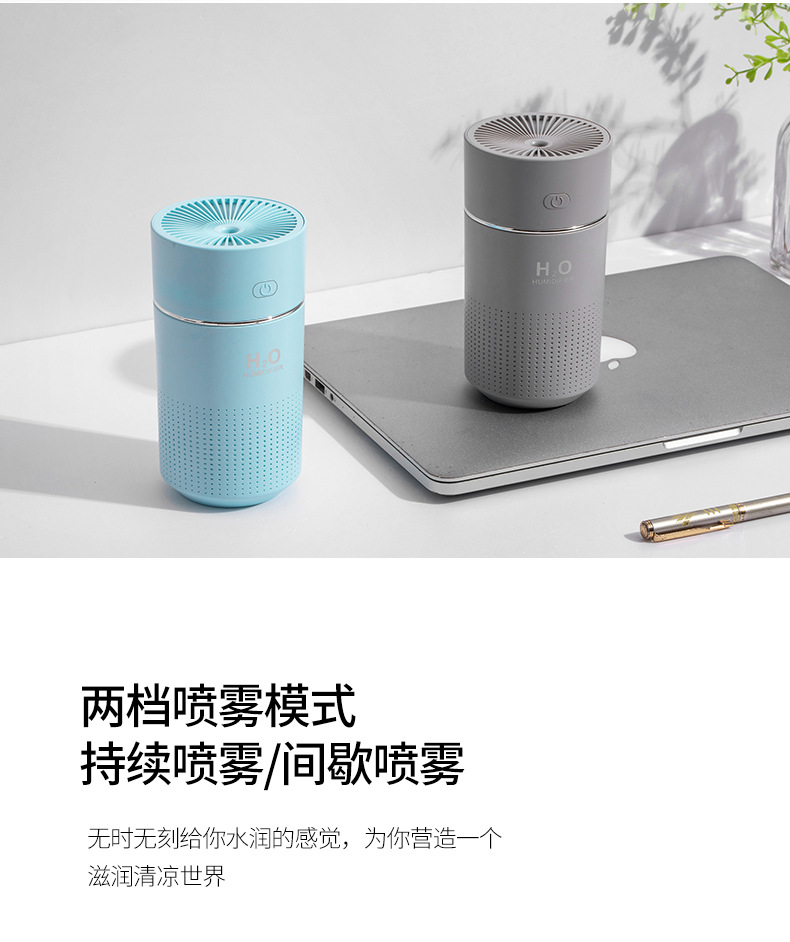 Wholesale of small portable humidifiers, large fog capacity, car humidifiers, household silent spray, usb mini humidifiers pic 5