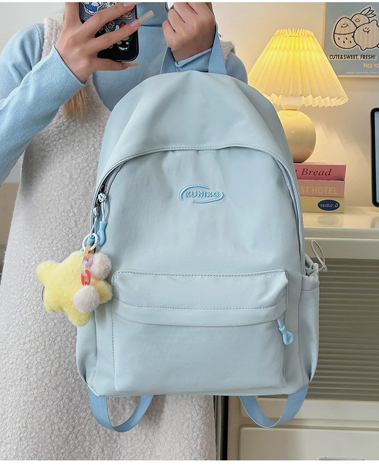 日系ins休闲校园小书包女高中大学生初中女生双肩包轻便旅游背包详情19