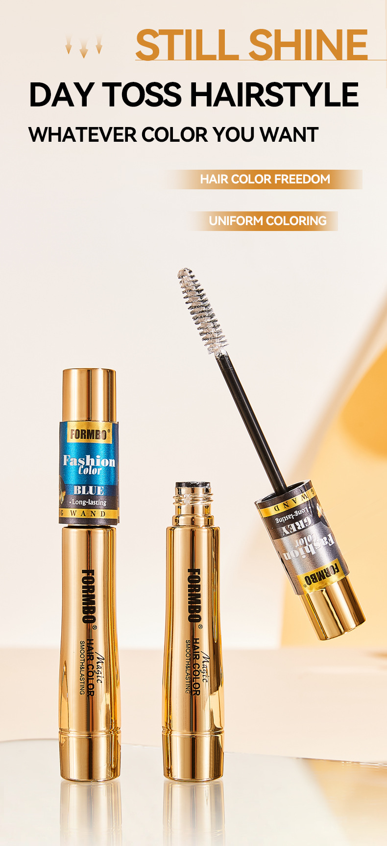 Cross-border exclusive FORMBO hair care sticks for temporary hair care without damaging hair, easy to dye eyebrows and eyelashes, wholesale of hair care sticks pic 7