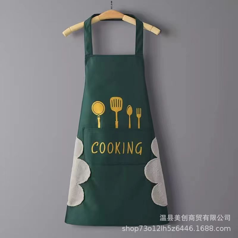围裙厨房做饭防水防油免清洗工作服男女同款厨房围裙家用做饭时尚详情9