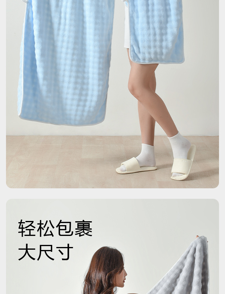 Wholesale of cross-border bubble fleece bath towels, thickened and enlarged coral fleece towels, absorbent and soft face towel sets pic 19