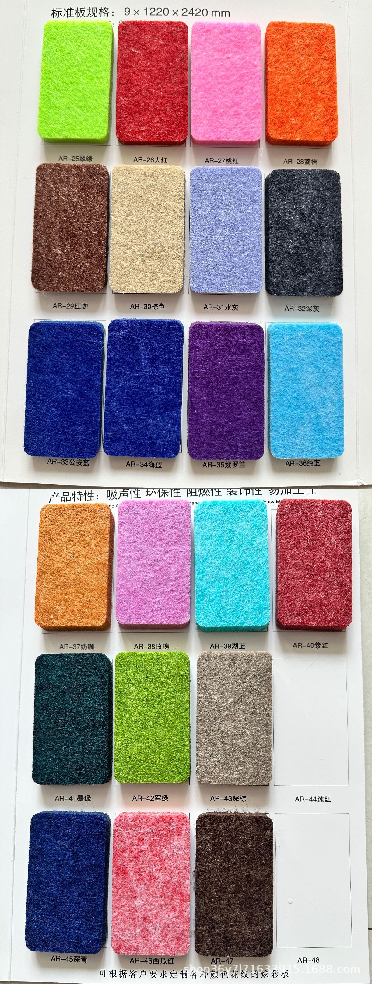 跨境六边形毛毡板自粘墙贴墙面装饰带背胶安装方便创意拼贴详情3