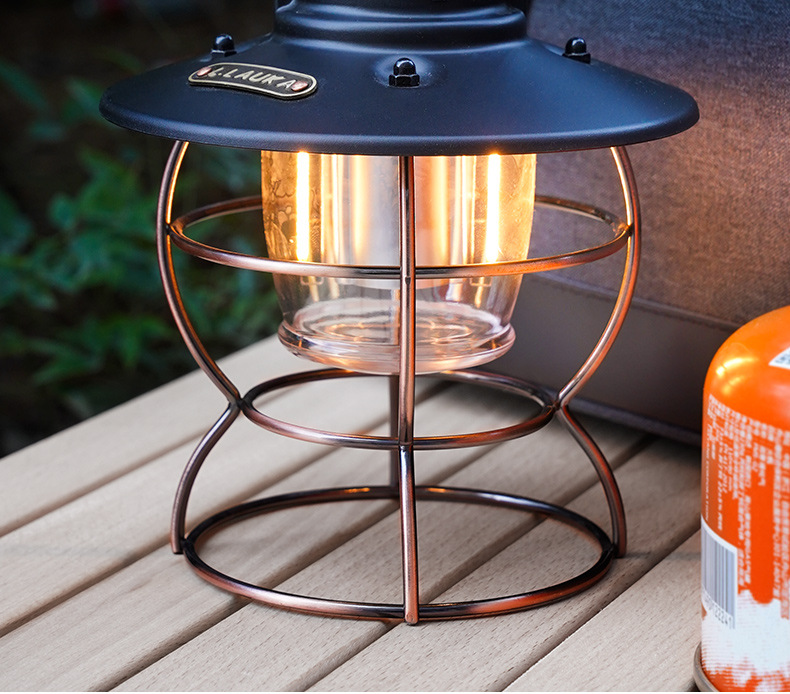 Cross-border outdoor camping lamp, led portable tent lamp, multi-functional charging portable camp lighting, horse lamp, camping lamp pic 2