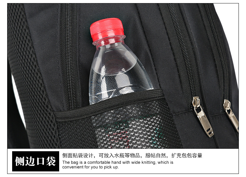 A versatile Oxford cloth student backpack for both men and women, a large-capacity business commuting computer bag for outdoor travel pic 23