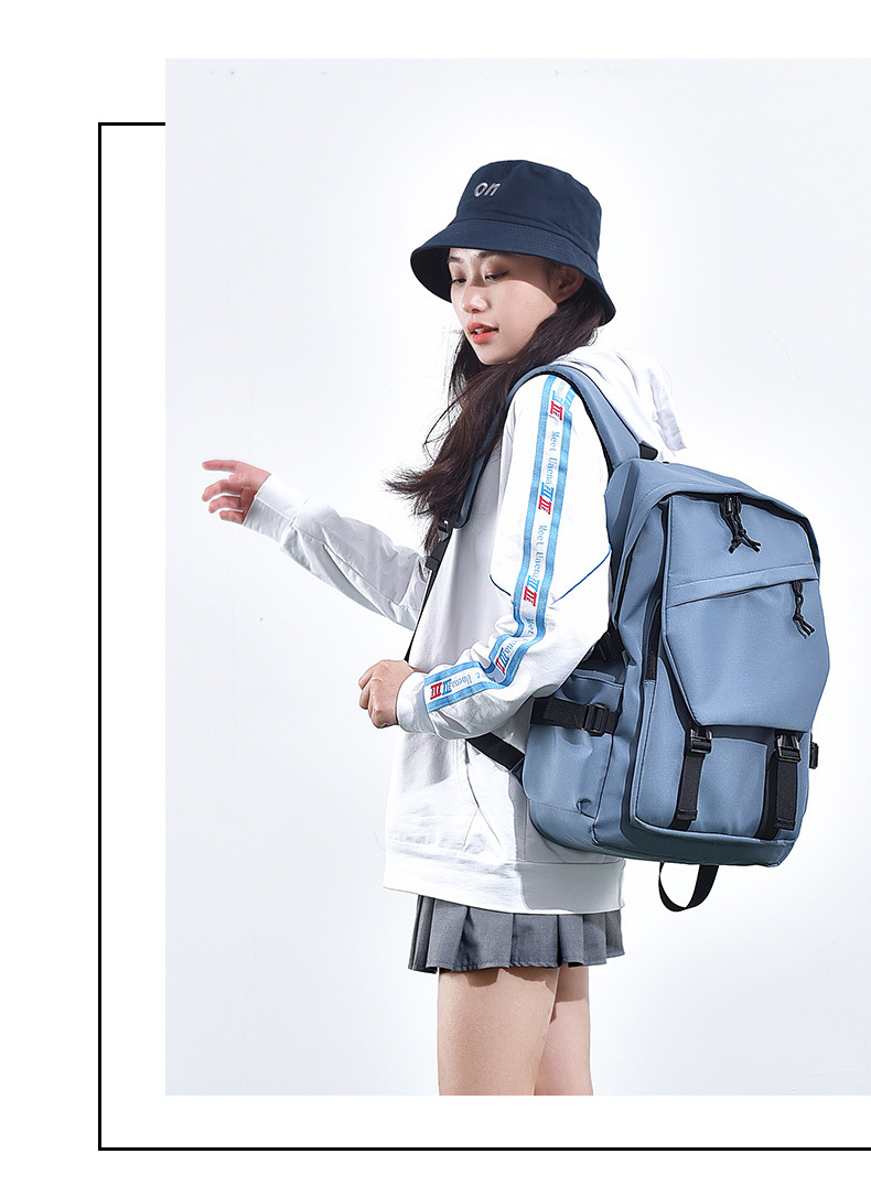 2025爆款双肩包跨境专供潮流背包简约礼品双肩包可印字厂家批发详情19