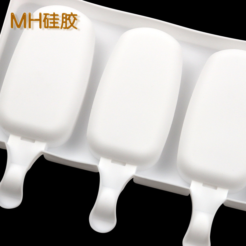 明昊 3连椭圆雪糕模 DIY雪糕模具 手工巧克力棒 冰淇淋模 不配棒详情2