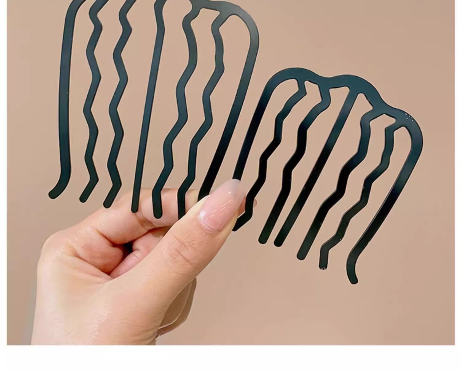 懒人盘发神器丸子头插梳发梳发簪倒插u型发夹职业气质造型头饰女详情22