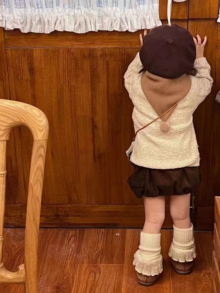 女童针织小腿袜套秋冬款女宝宝时尚中筒袜长款推推袜保暖宝宝袜子详情5