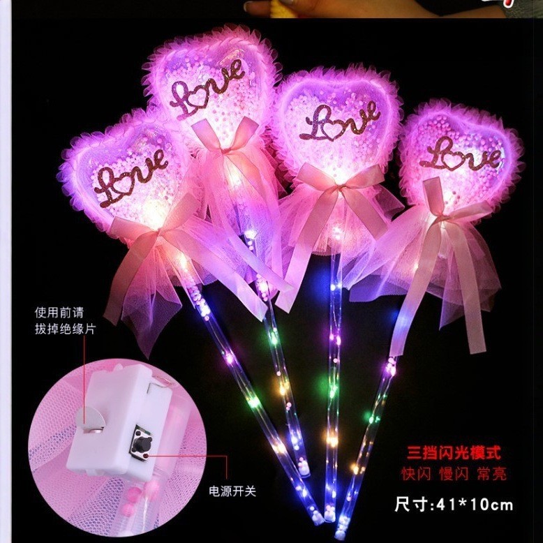 New Douyin LED light-up Internet celebrity bouncy balls, handheld fairy wands, street stall toys, bestsellers, wholesale from the manufacturer pic 5