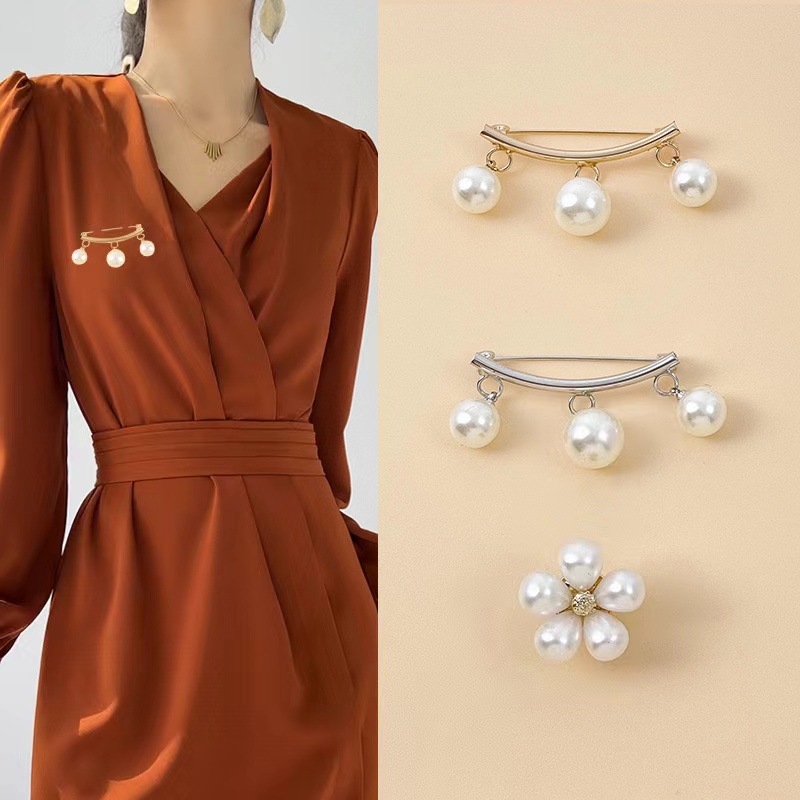 时尚猫眼石蝴蝶结领针胸针女百搭可爱防走光别针固定防走光潮流胸详情6