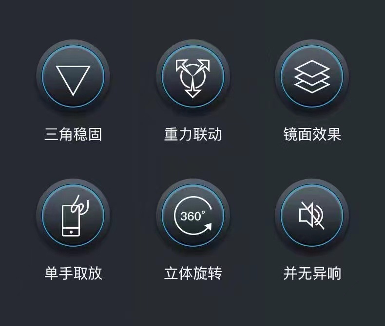 车载手机支架汽车横竖出风口手机导航支架重力可伸缩自动锁手机架详情10