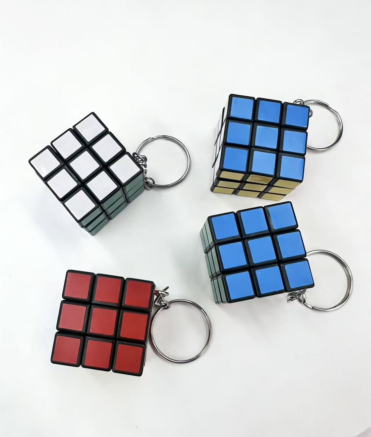 3cm迷你三阶魔方钥匙扣挂件学生益智解压小玩具厂家直销详情2