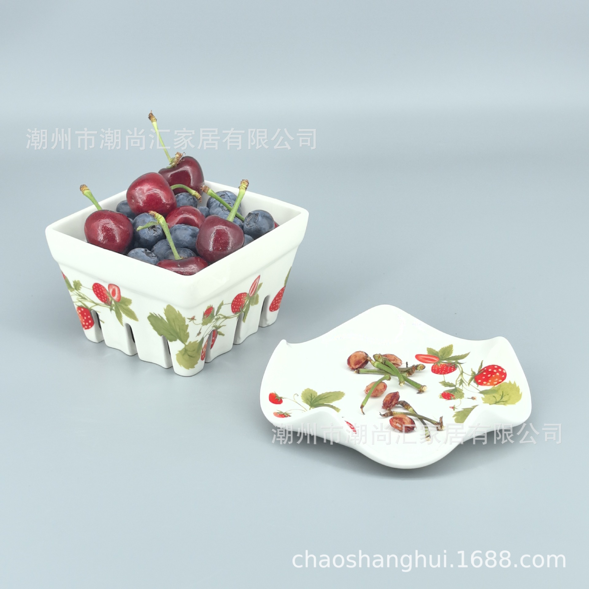 陶瓷勺托搁勺器家居厨房陶瓷花瓣形汤勺架小菜碟西餐餐具托首饰盘详情14