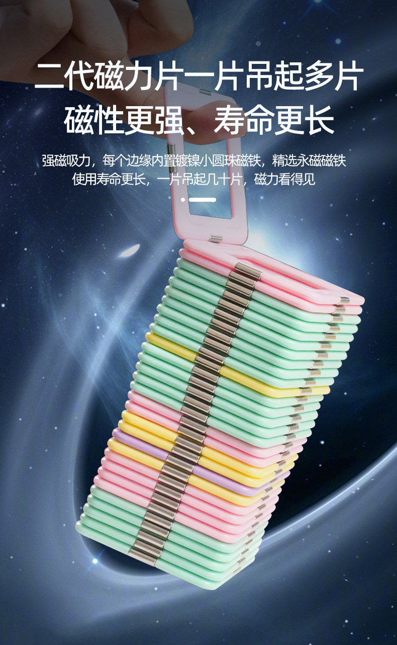 源头工厂定制二代强磁升级款磁力片马卡龙颜色小单批发定制现货详情3