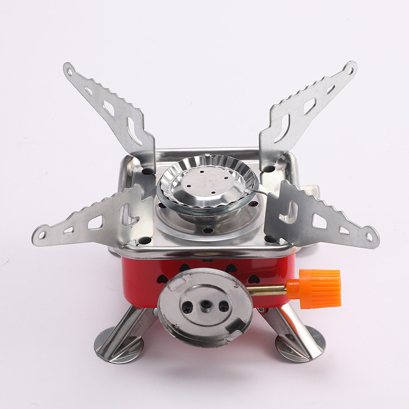 Foldable small square stove, portable multi-style mini simple stove, outdoor stove in stock for wholesale pic 4