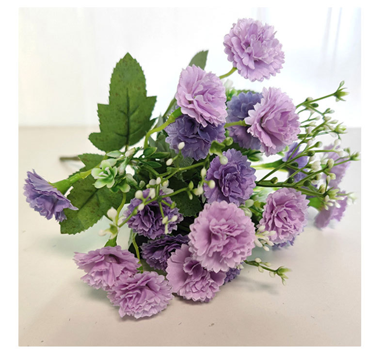 厂家定制丁香仿真花5叉20花小丁香婚庆家居花装饰假花摄影道具花详情13