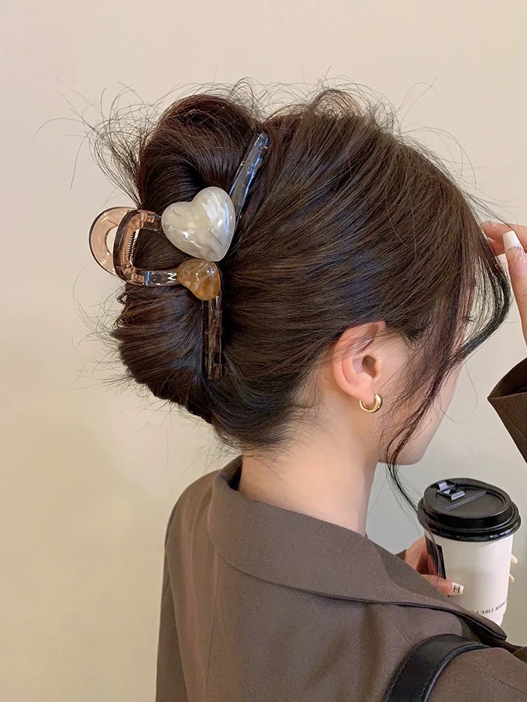 Early spring accessories: flower-shaped hairpins, large female hairpins, large hair volume at the back of the head, shark hairpins, popular hairpins, pearl hairpins, headwear pic 9