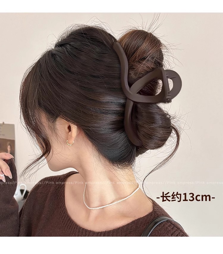 Large-sized hair clip for women, 2025 new high-end style hair clip, back of the head, shark clip headwear pic 20