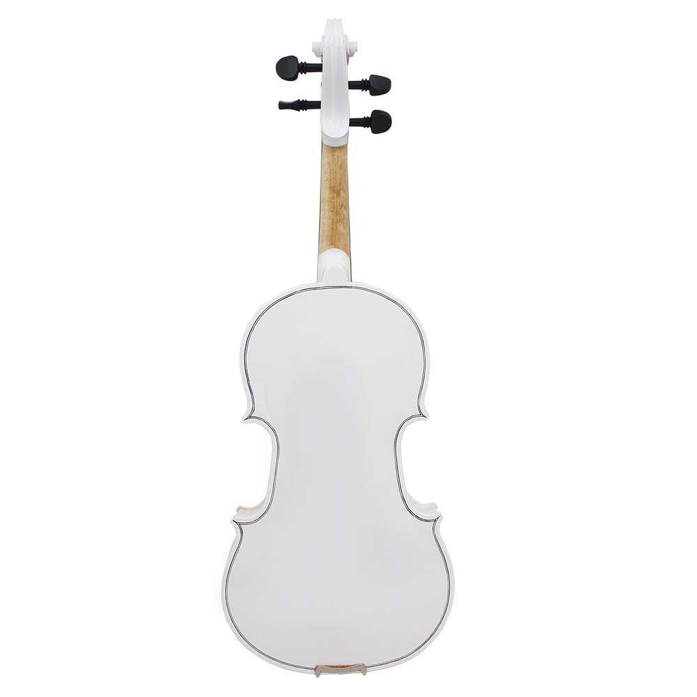 Cross-border violin set: White violin, adult beginner violin practice 4/4 basswood violin pic 10