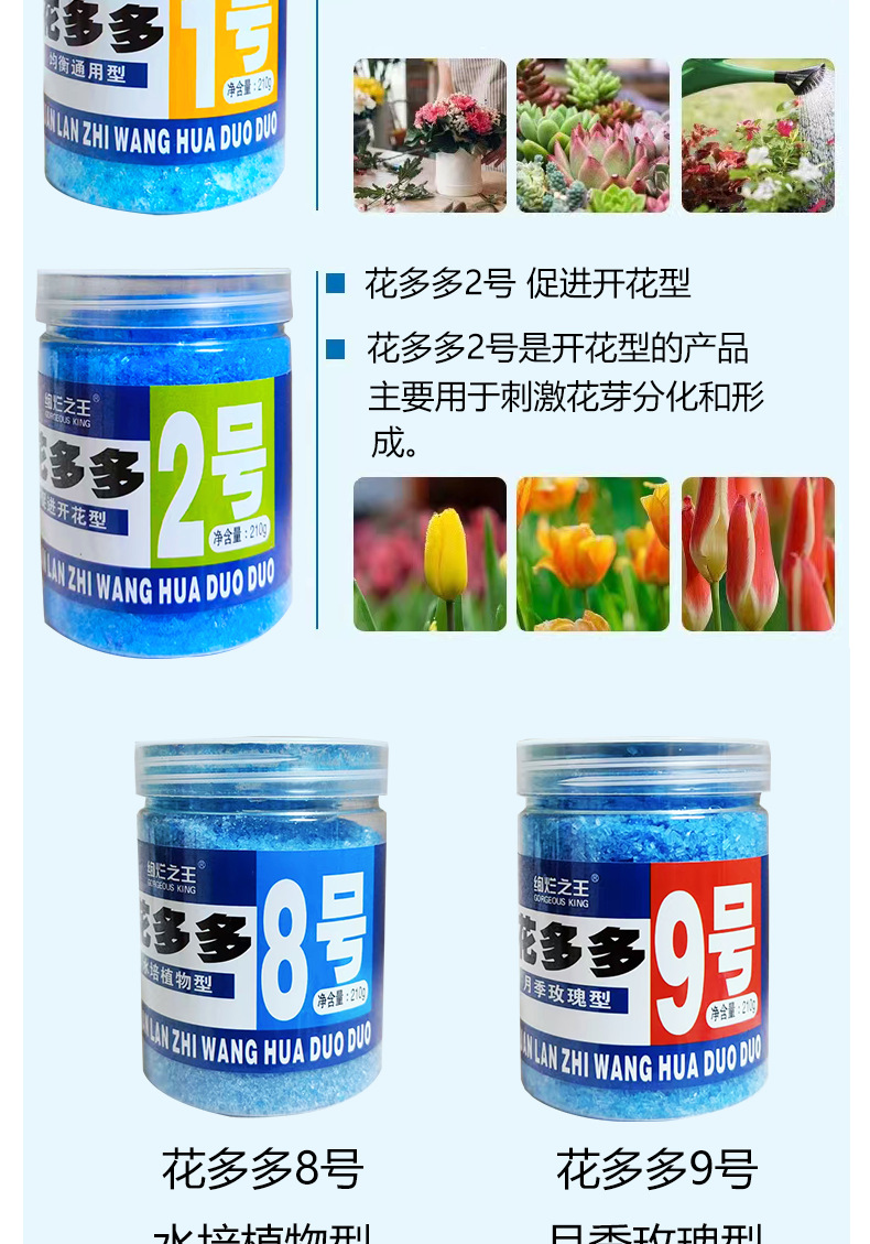 花多多2号促花肥1号通用型肥料水溶肥多肉植物盆栽促开花家用花肥详情6