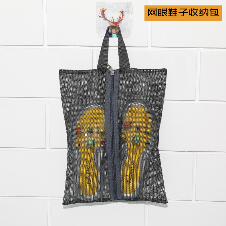 Wholesale of hand-held mesh beach bags, makeup, travel storage, toiletry bags, mesh portable swimming bath bags and beach bags pic 35