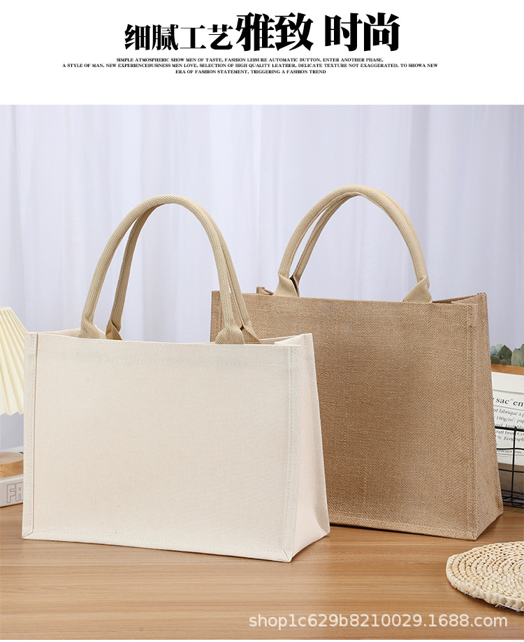 Customized laminated waterproof three-dimensional canvas bags, eco-friendly supermarket shopping bags, gift bags, advertising bags, and printed logos pic 12