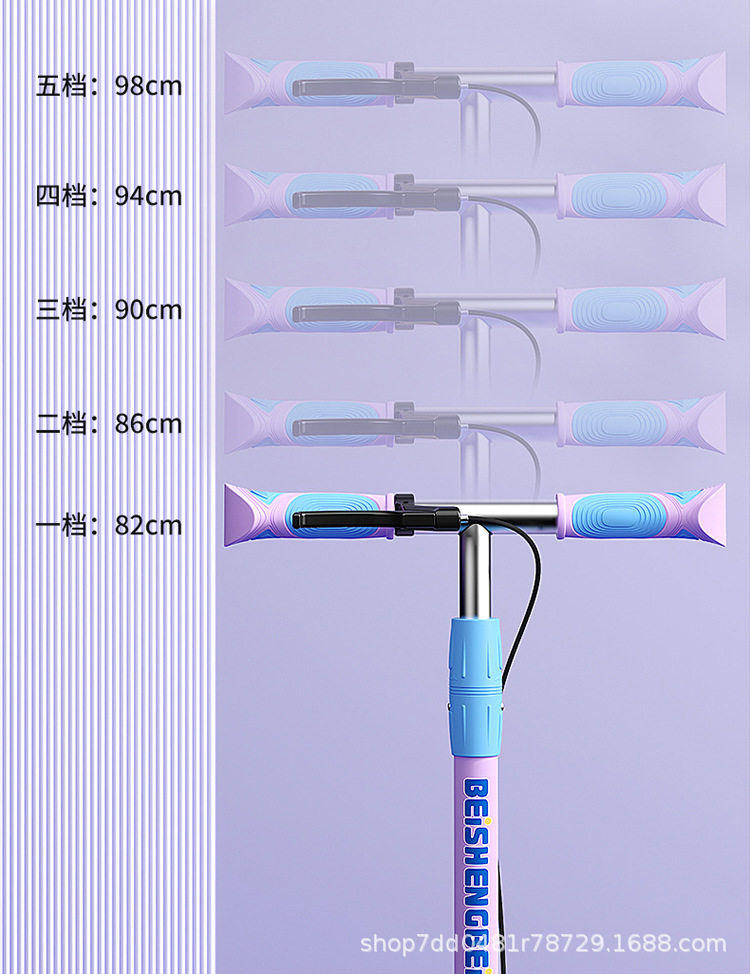 Two-wheeled scooters for children aged 6 to 12 to 15, including both boys and girls, are foldable pic 10