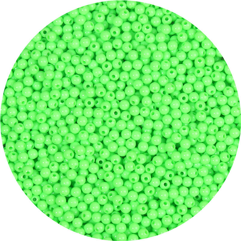 4mm亚克力塑料实色圆珠diy手工串珠手链首饰材料配件配饰散珠批发详情26