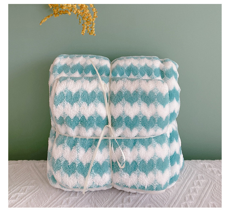 【 Chi Jia 】 Love Towel Set, Coral Fleece Towel, Bath Towel Set, Couple Set, Soft and Absorbent pic 15