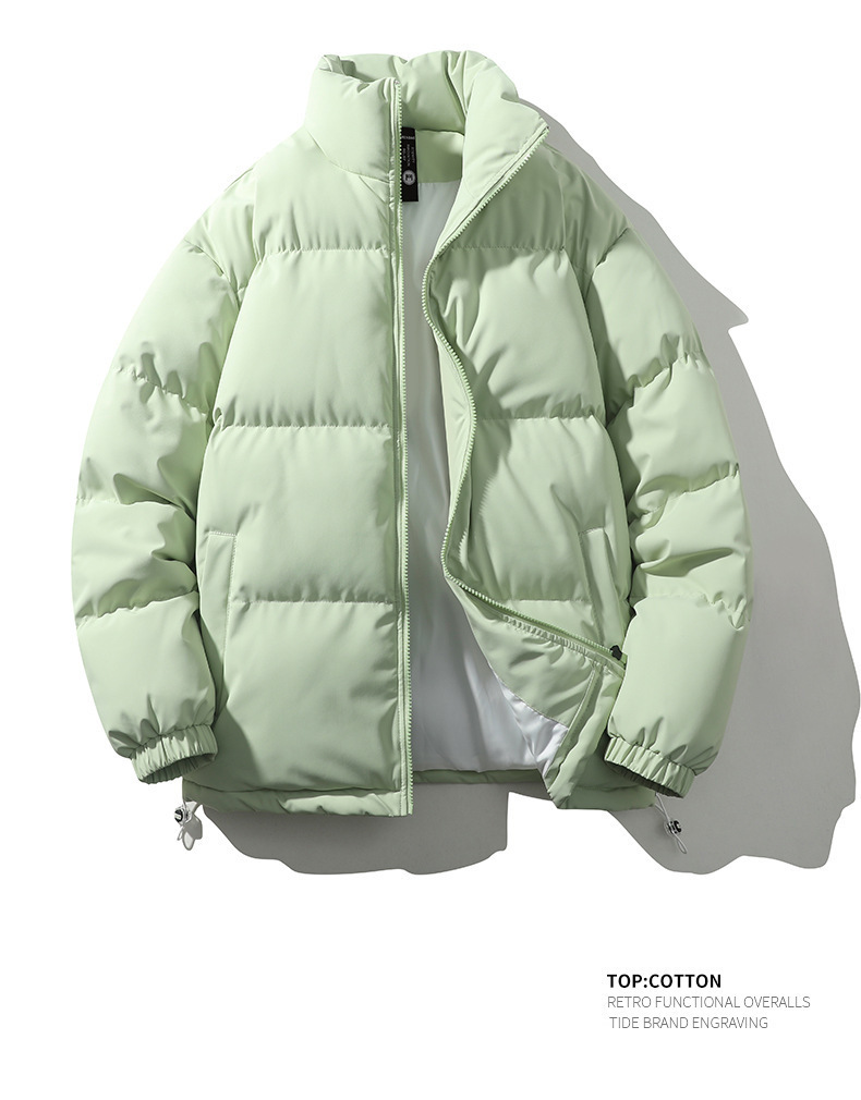 NASA立领潮流棉服男女生新款冬季加厚保暖羽绒休闲宽松面包服情侣详情9