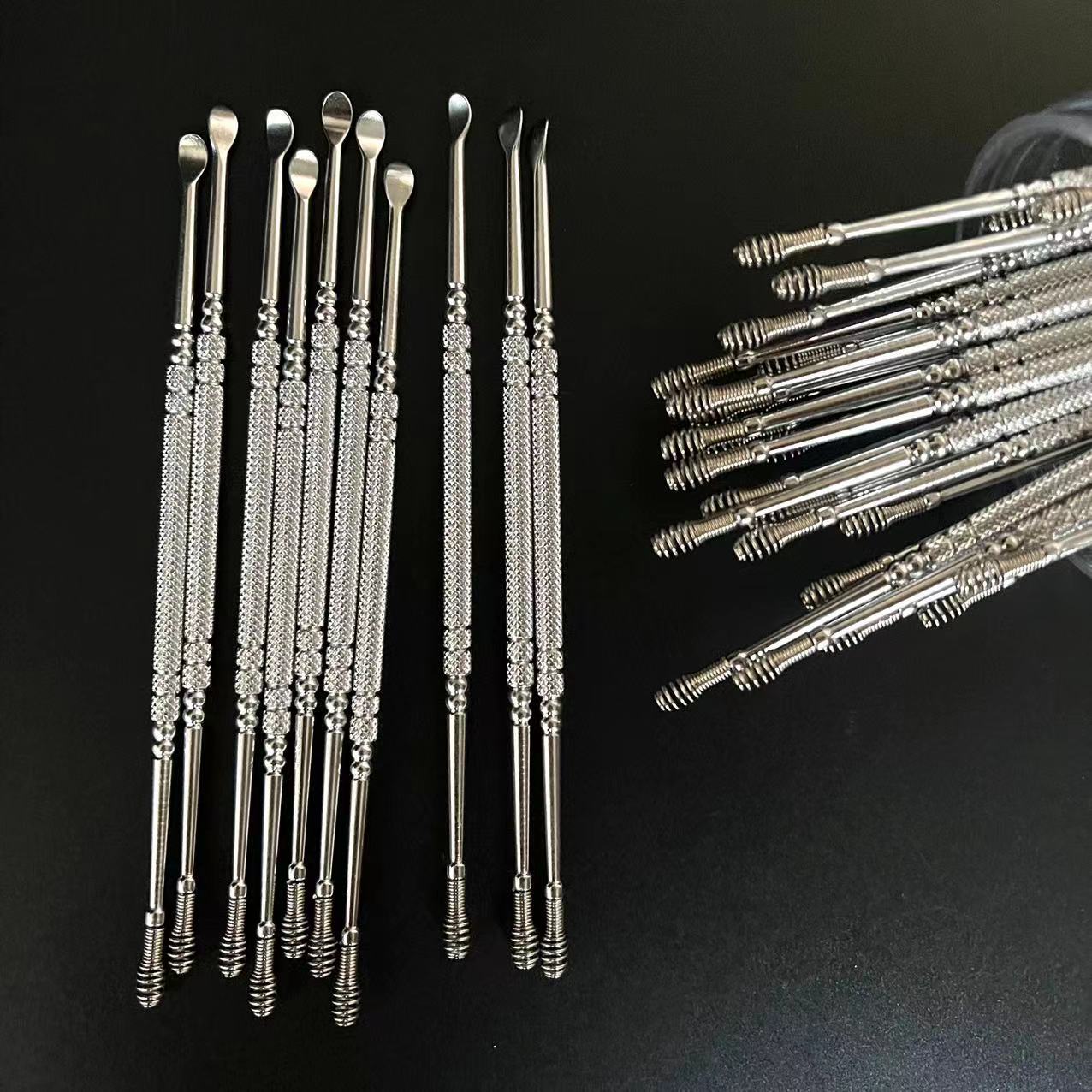 【 Zone 1-4 】308 Silver Ear scoops 100/ bucket 4000/ box New silver ear pickles, spiral ear scoops, spring ear scoops, double-head dual-purpose ear picking, 2 yuan supply pic 5