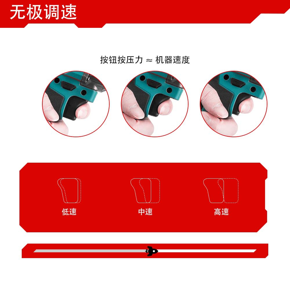 12-piece set of American standard electric wrench plastic box accessories, battery charger, 1 wrench pic 5