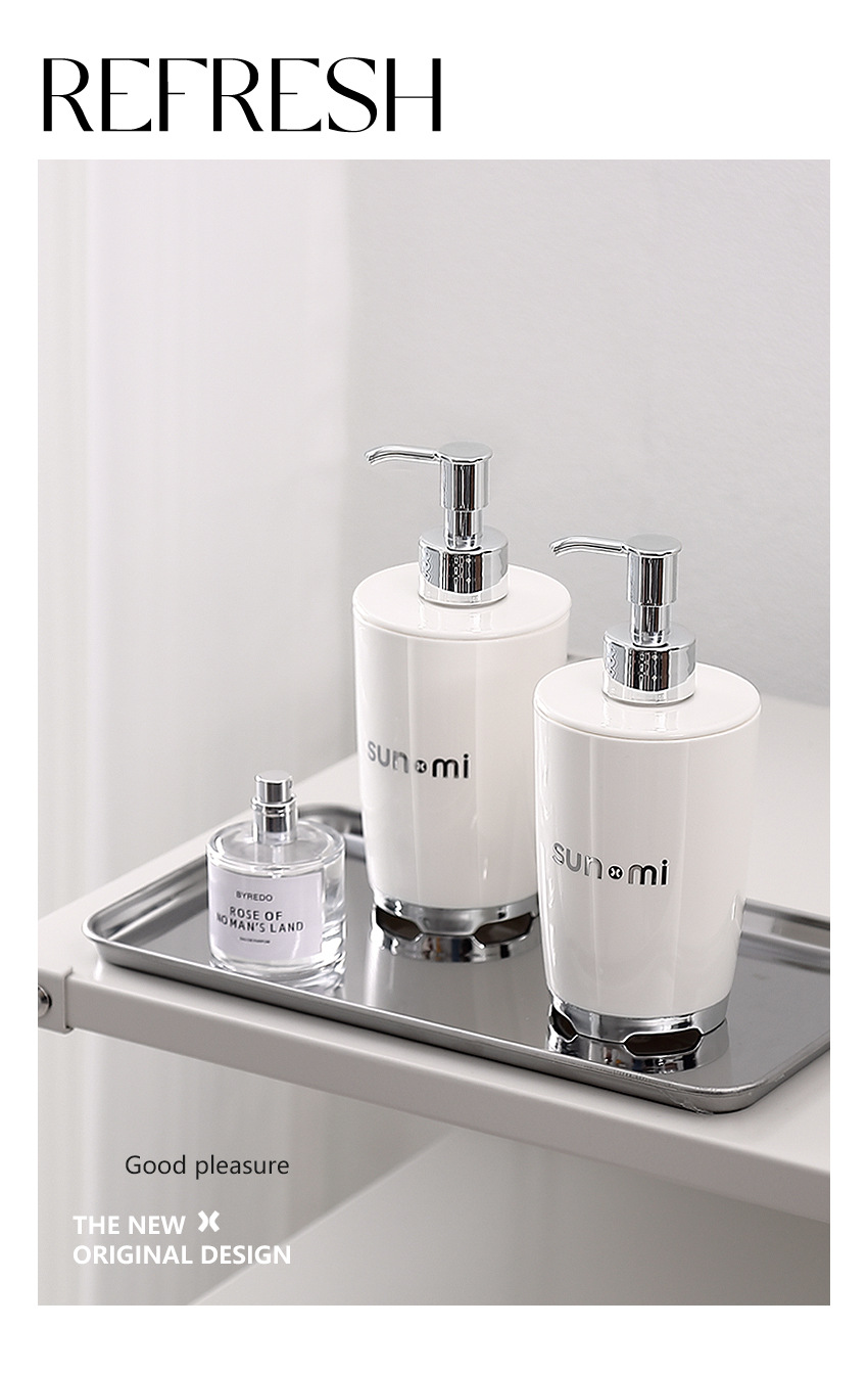 分装瓶按压式沐浴露洗发水洗手液乳液瓶空瓶便携式塑料乳液收纳瓶详情13