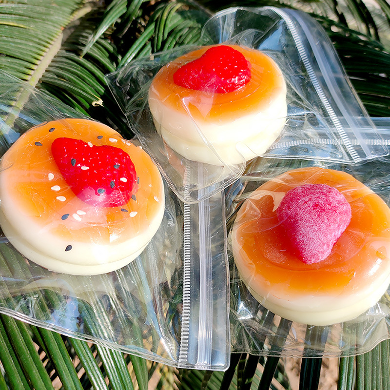 食玩仿真奶油舒芙蕾捏捏乐蛋糕网红爆款解压玩具捏捏高颜值迷你详情4