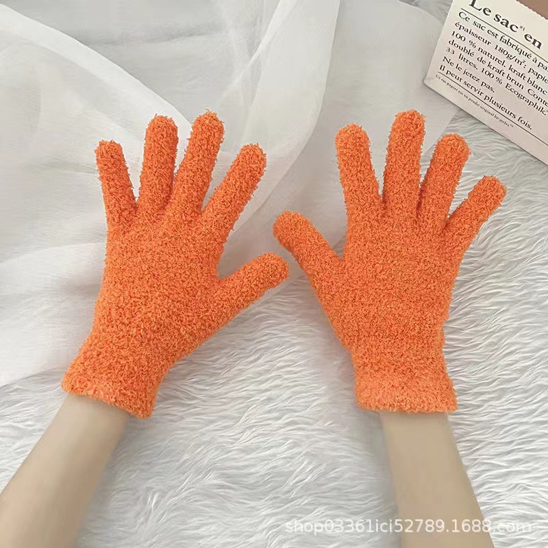 Новые прелестные бобры, мягкие перчатки, коралловые перчатки, студенческие перчатки, которые согревают женщин зимой pic 17
